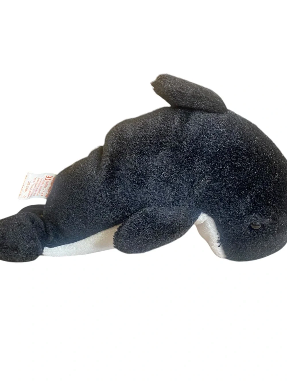 TY Beanie Baby Waves the Orca 1996 Vintage Collectible Original Retired Plush